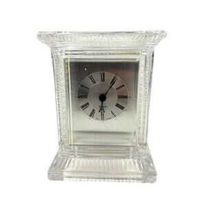 VTG Godinger Clock Hechinger Full Lead Crystal Quartz West Germany 1980s